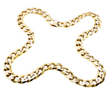 9ct gold 117g 22 inch curb Chain